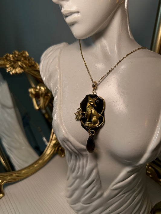 Shadow Fox Necklace