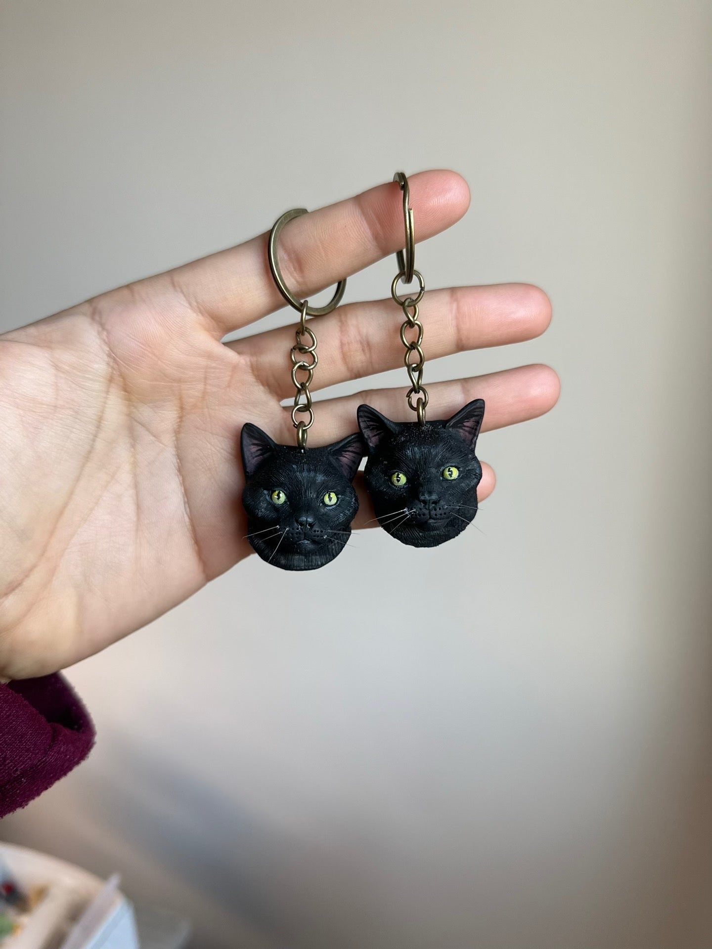Customizable keychains with your pet's face