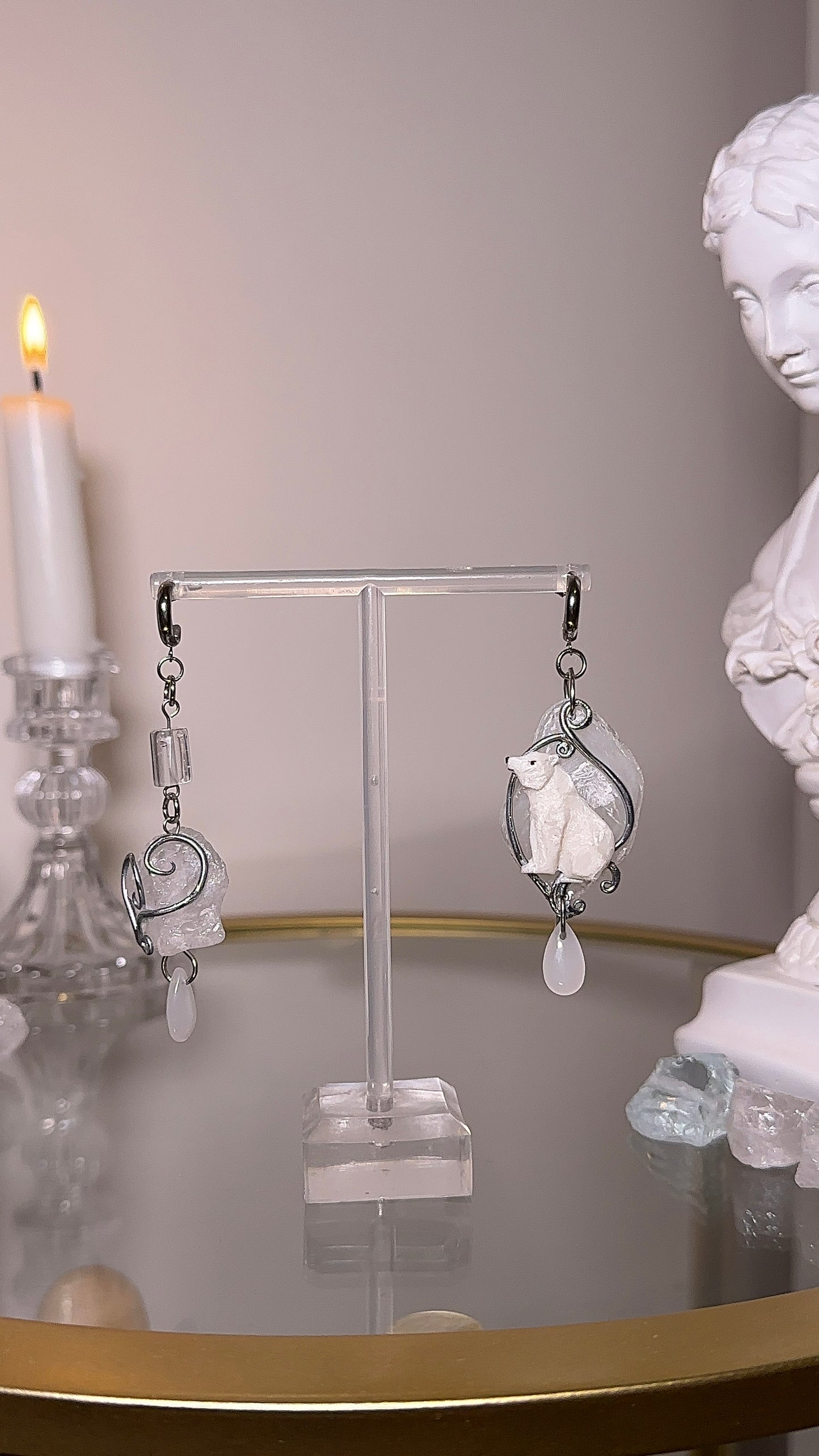 Arctic Polar Bear Earrings