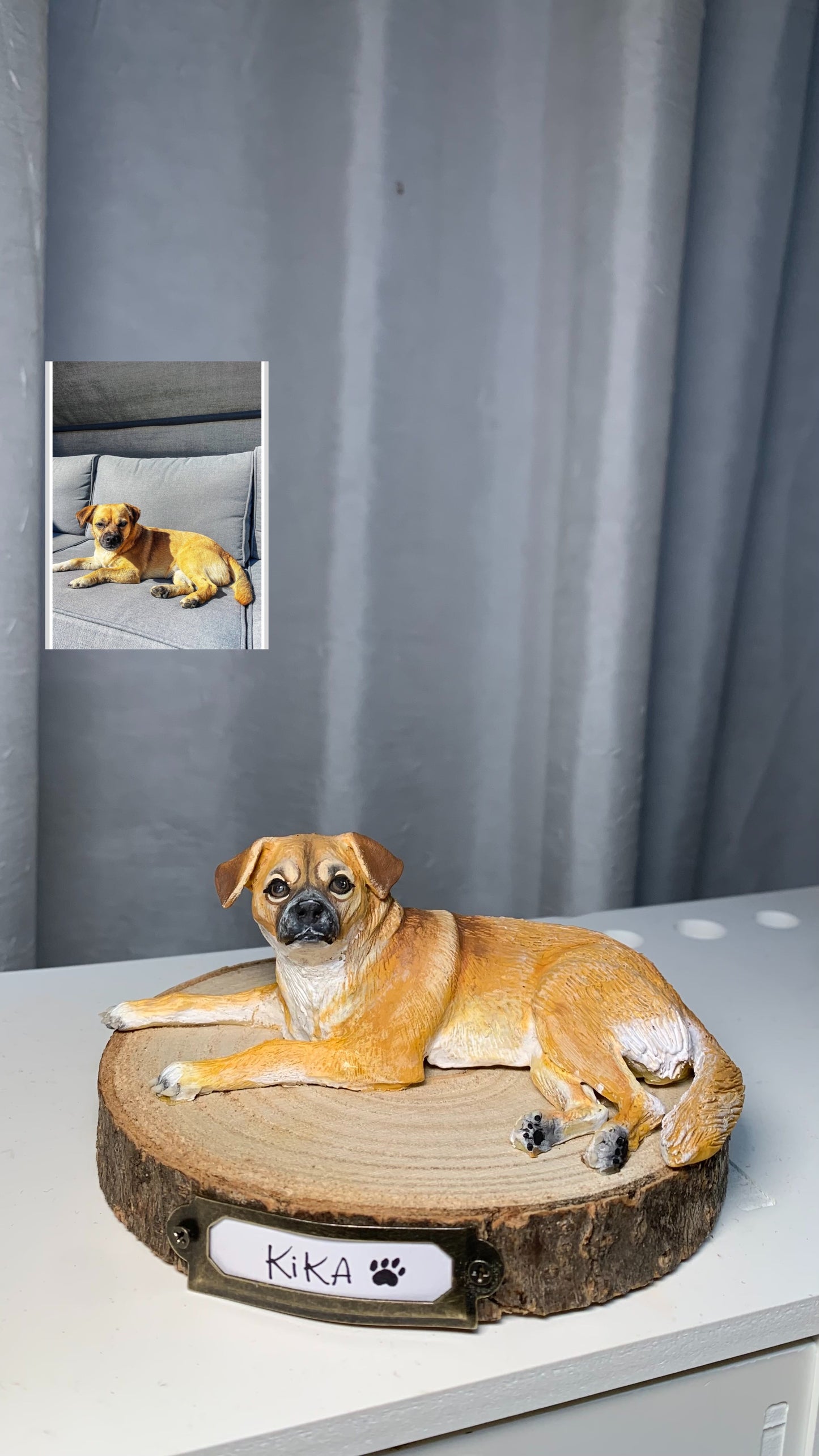 Figura personalizzata con foto statuetta si animale domestico personalizzata con foto idea regalo natale anniversario compleanni regali per lui regali per lei regali per la familia ritratti personalizzati , topper torta nuziale personalizzato