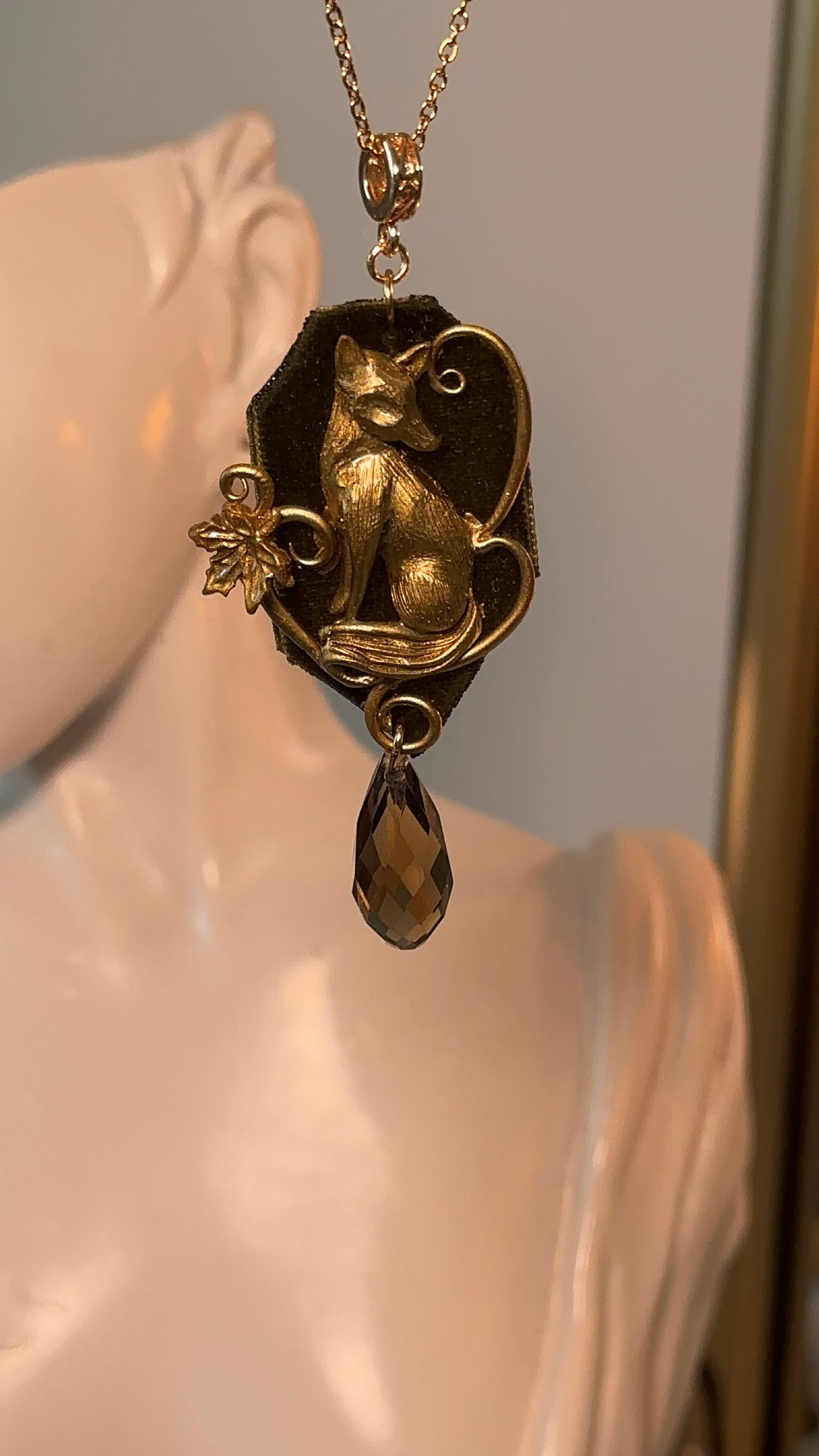 Shadow Fox Necklace