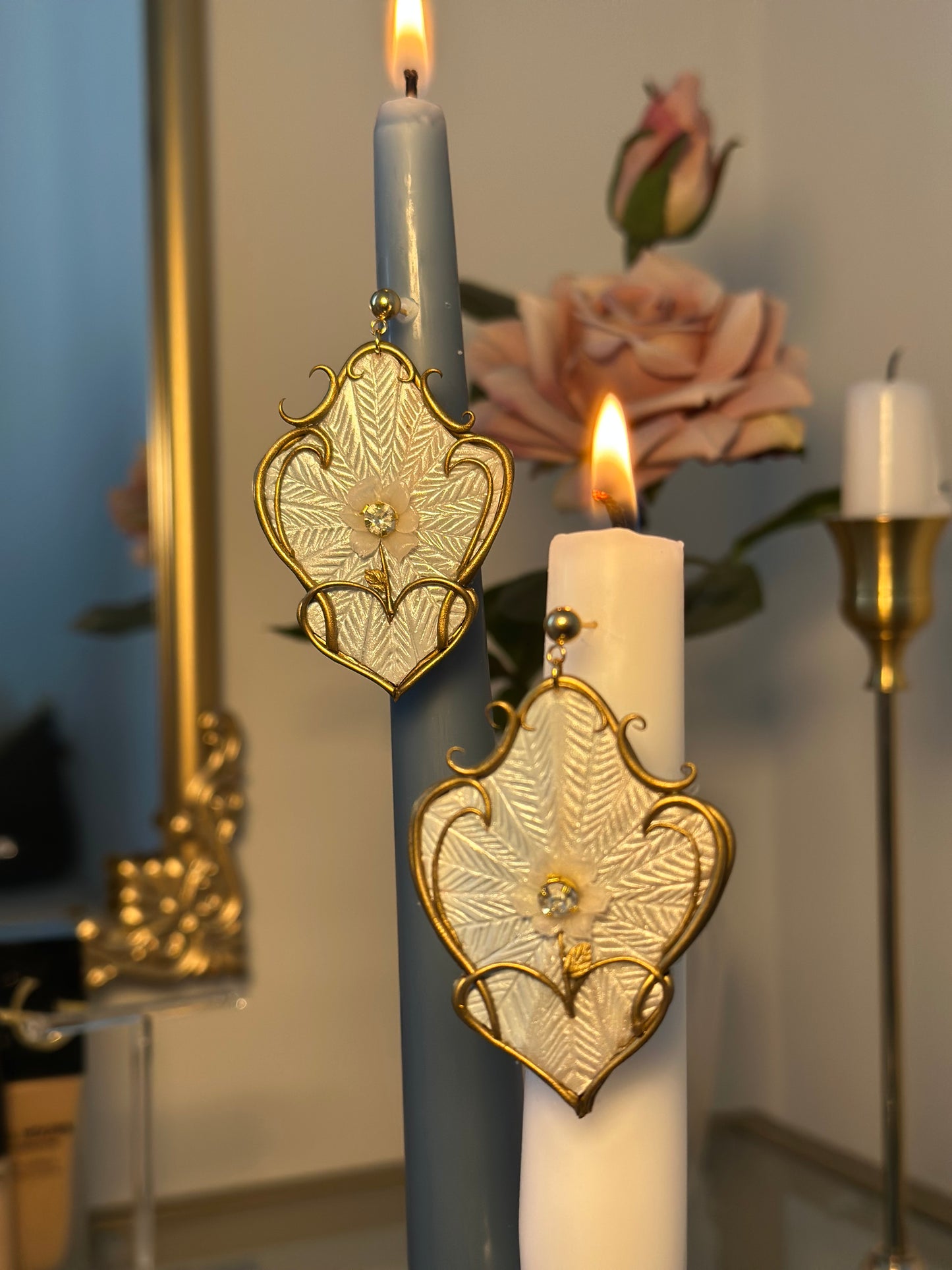 Art nouveau royal orecchini pendenti