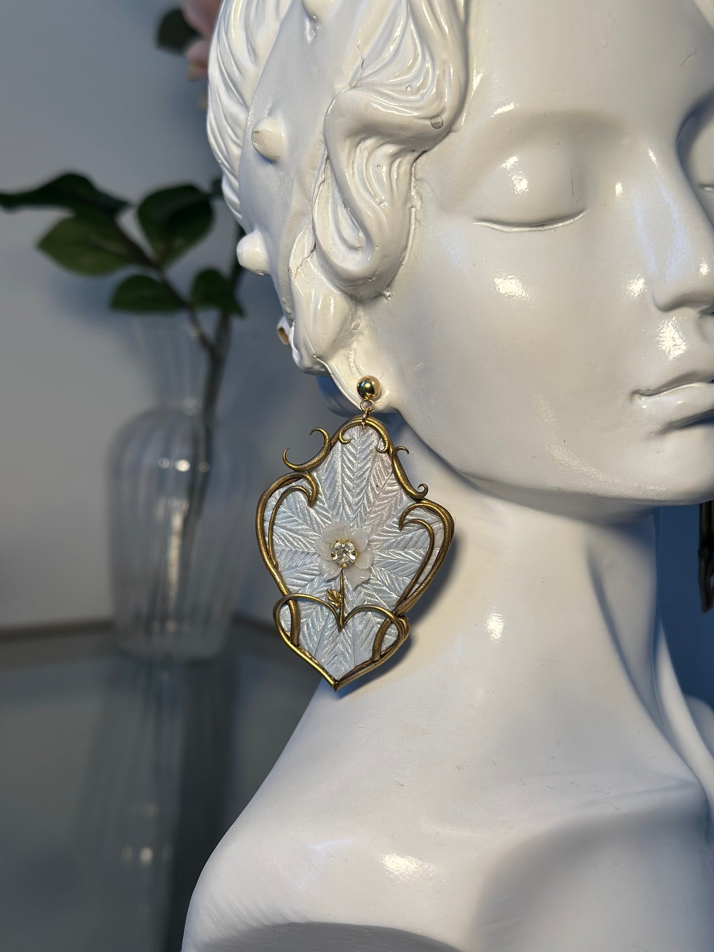 Art nouveau royal orecchini pendenti