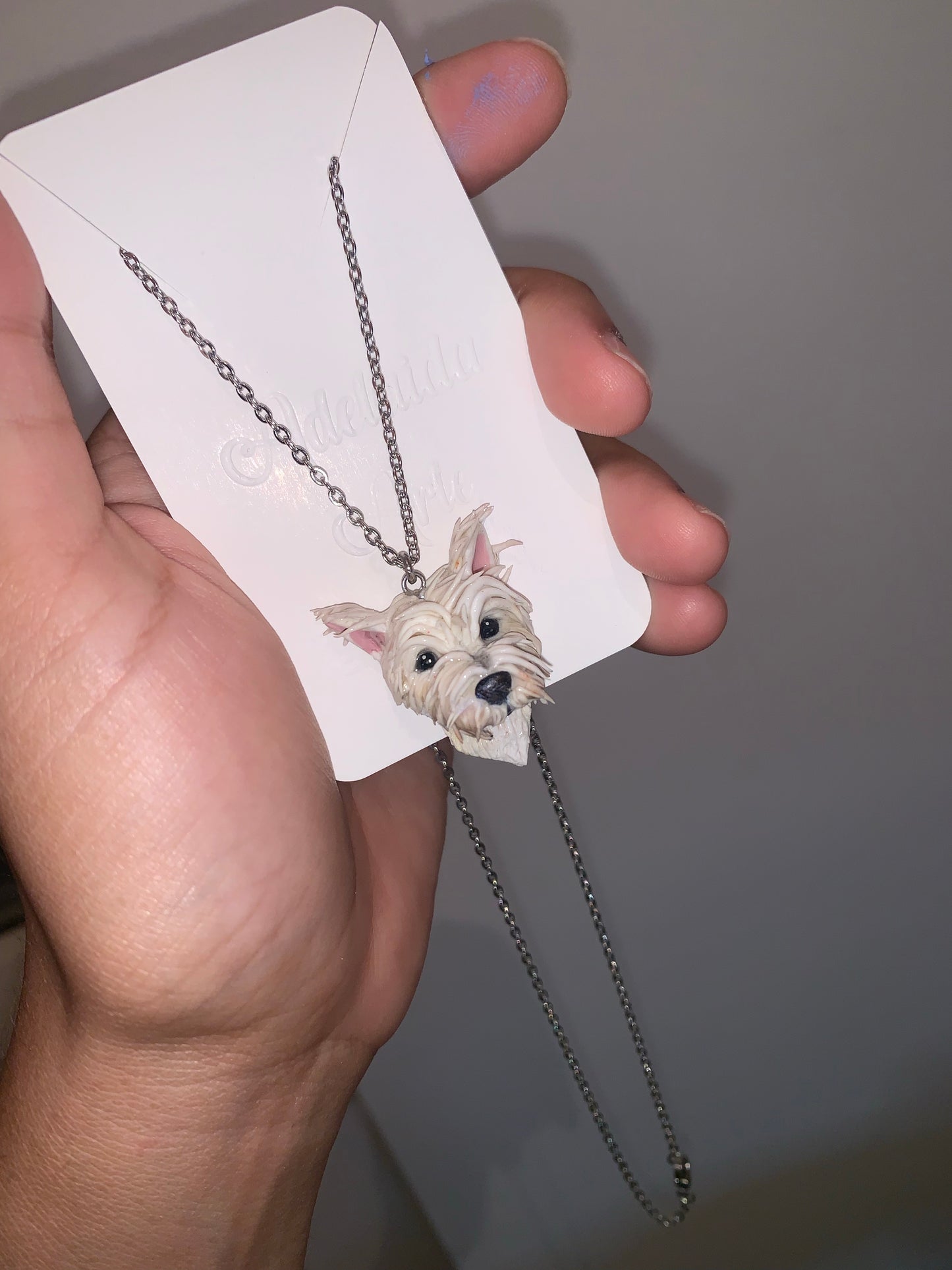 Collana  personalizzata. collana personalizzata con foto di animali domestici , cane , gatto , coniglio , idee regalo compleanno , anniversario , memorial. ciondoli personalizzati animali