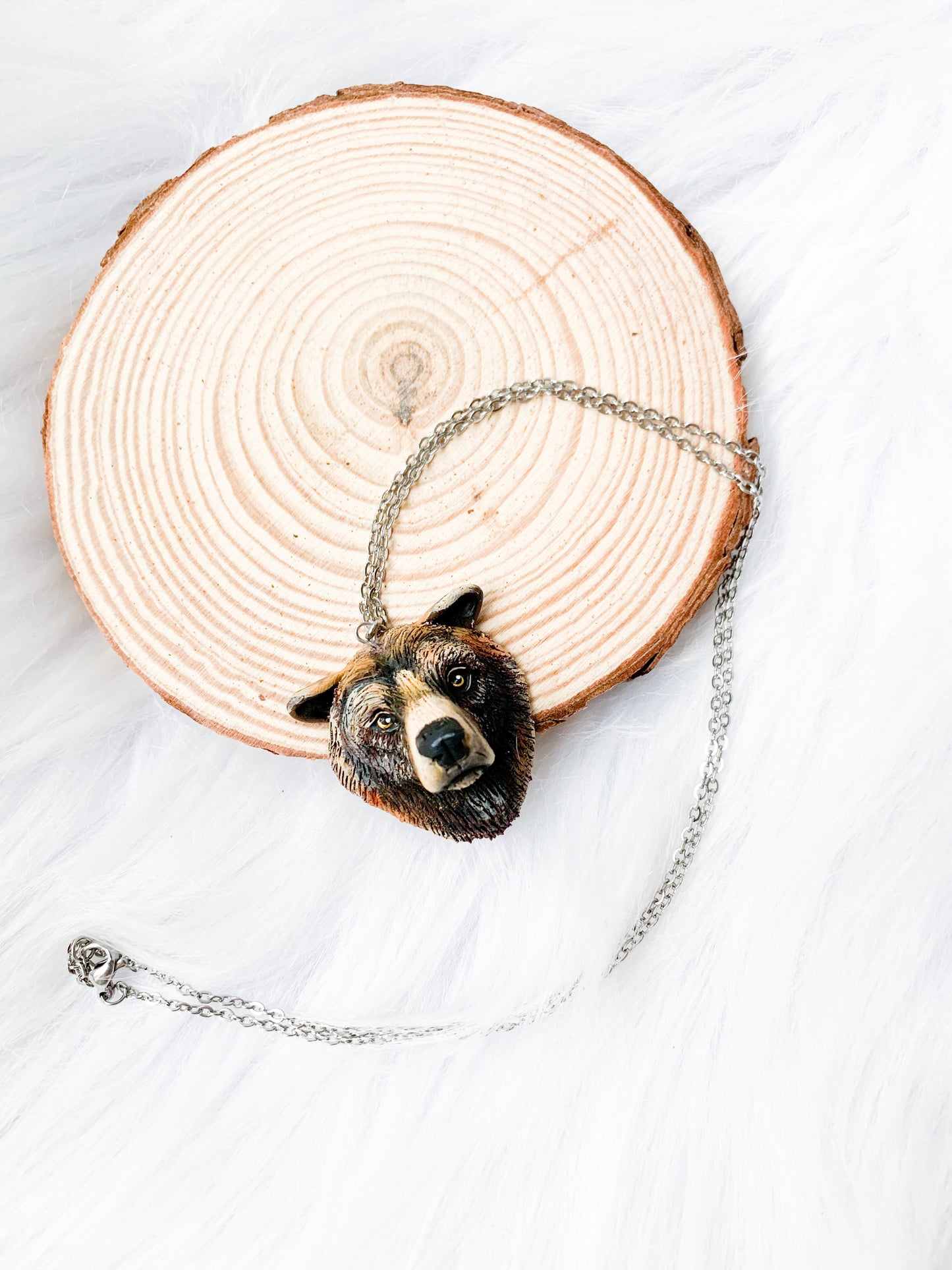 Collana  personalizzata, ciondolo orso , oggetti personalizzati collana personalizzata con foto di animali domestici , cane , gatto , coniglio , idee regalo compleanno , anniversario , memorial. ciondoli personalizzati animali