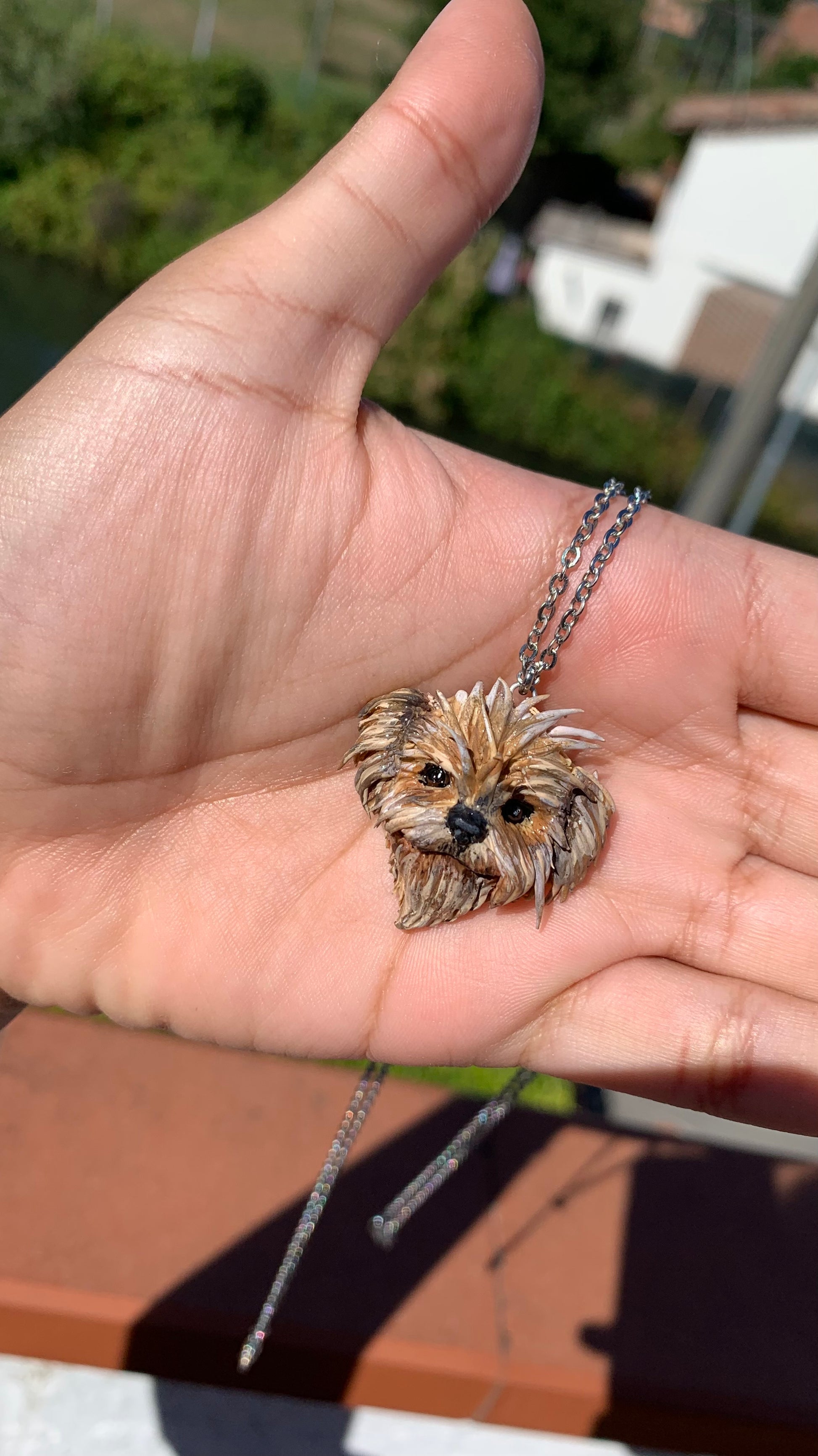 Collana  cane personalizzata collana personalizzata con foto di animali domestici , cane , gatto , coniglio , idee regalo compleanno , anniversario , memorial. ciondoli personalizzati animali
