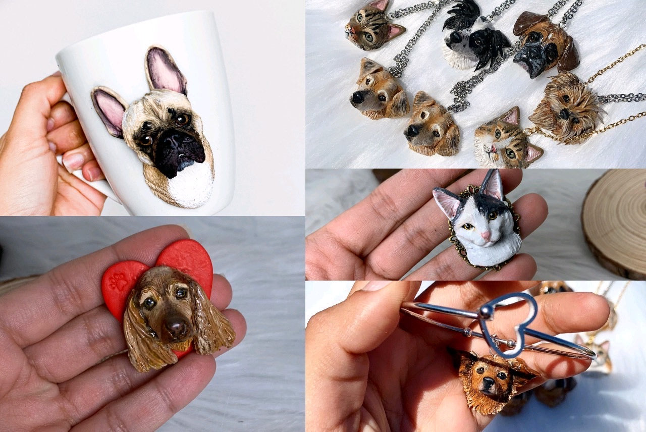 accessori personalizzati , regali personalizzati con animali , statuette personalizzate