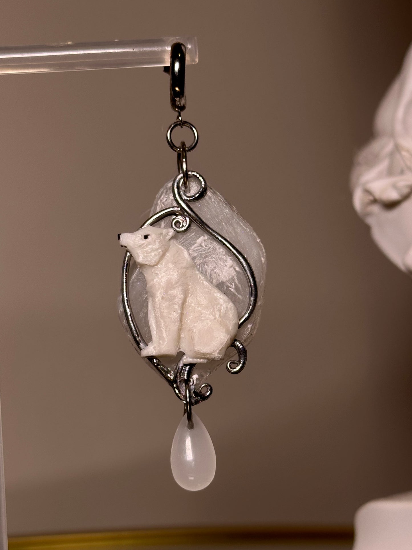 Arctic Polar Bear Earrings