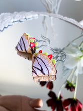 Load image into Gallery viewer, Orecchini pendenti dolci finti crepe alla nutella
